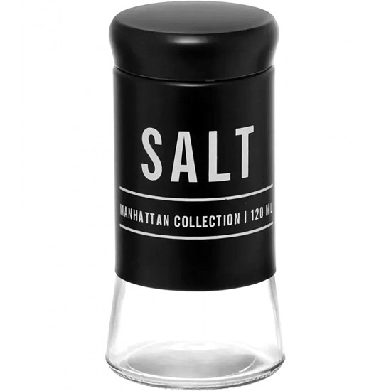 Saleiro 120ml Preto Haüskraft Manhattan